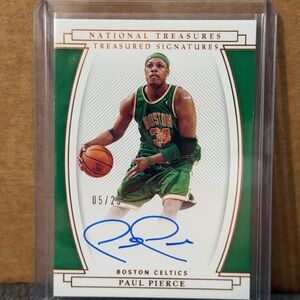 2020-21 Panini National Treasures - Treasured Signatures Paul Pierce